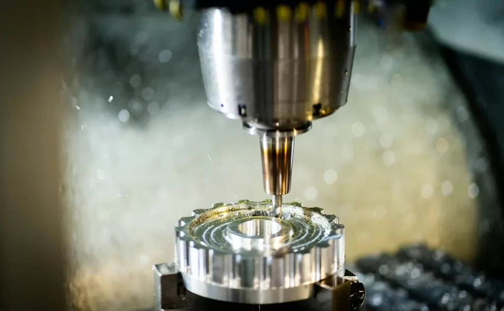 Close-up of a CNC machine in operation, highlighting precision and expertise for professionals seeking CNC's Jobs East Kilbride.
