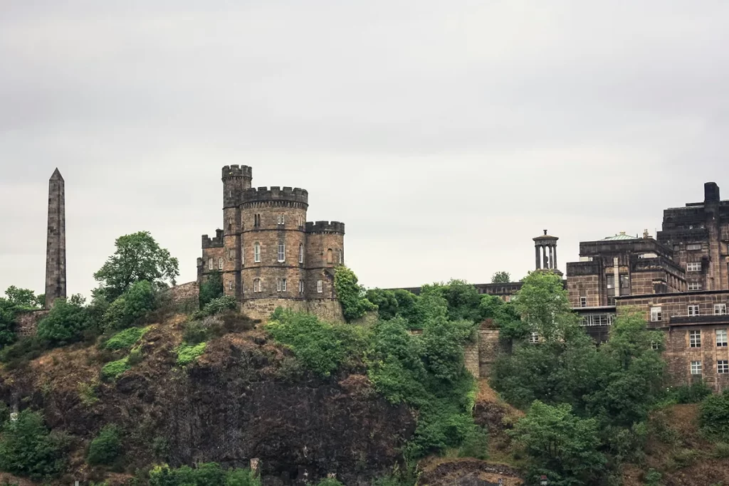 View of Calton Hill in Edinburgh, representing the thriving opportunities for CNC's jobs Scotland across the country.
